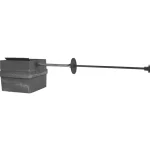 Pisla Kiuas- Ja Takkatarvikkeet-Yläliittymäpelti HTT70 220 X 220 Mm