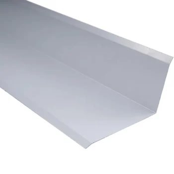 Keraplast Pihan Rakennusmateriaalit-Yläliityntäpelti 75+115, 108u00b0 Vaaleanharmaa, 1,25 M