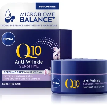 Nivea Q10 Ihonhoitotuotteet^Yövoide 50 Ml Power Anti-Wrinkle + Sensitive Skin Night Cream
