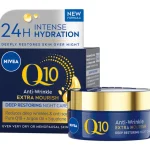 Nivea Q10 Ihonhoitotuotteet^Yövoide 50 Ml Anti-Wrinkle Extra Nourish Deep Restoring